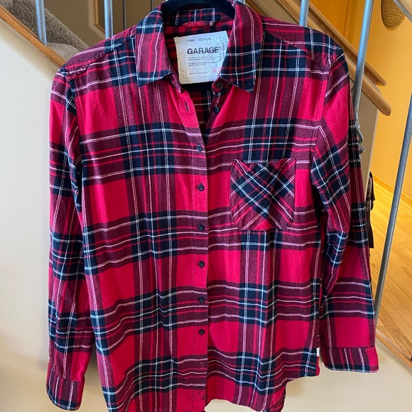Shirt Garage Boyfriend Flannel Size Xs 